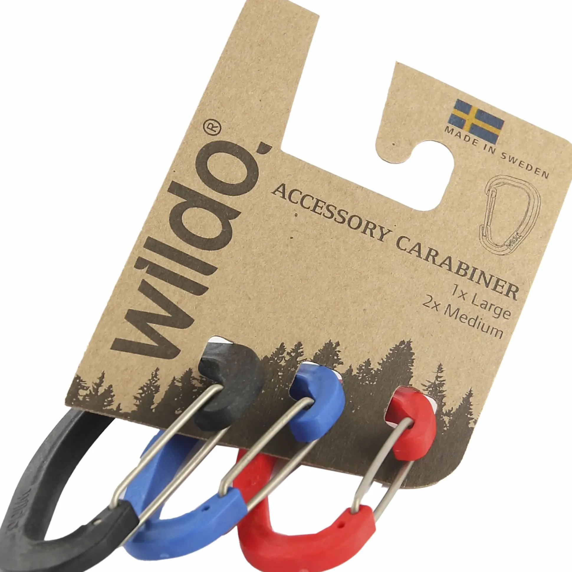 carabiner set, 2m+1l