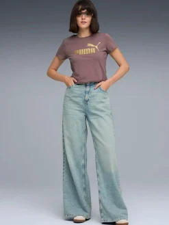 ess metallic tee logo w