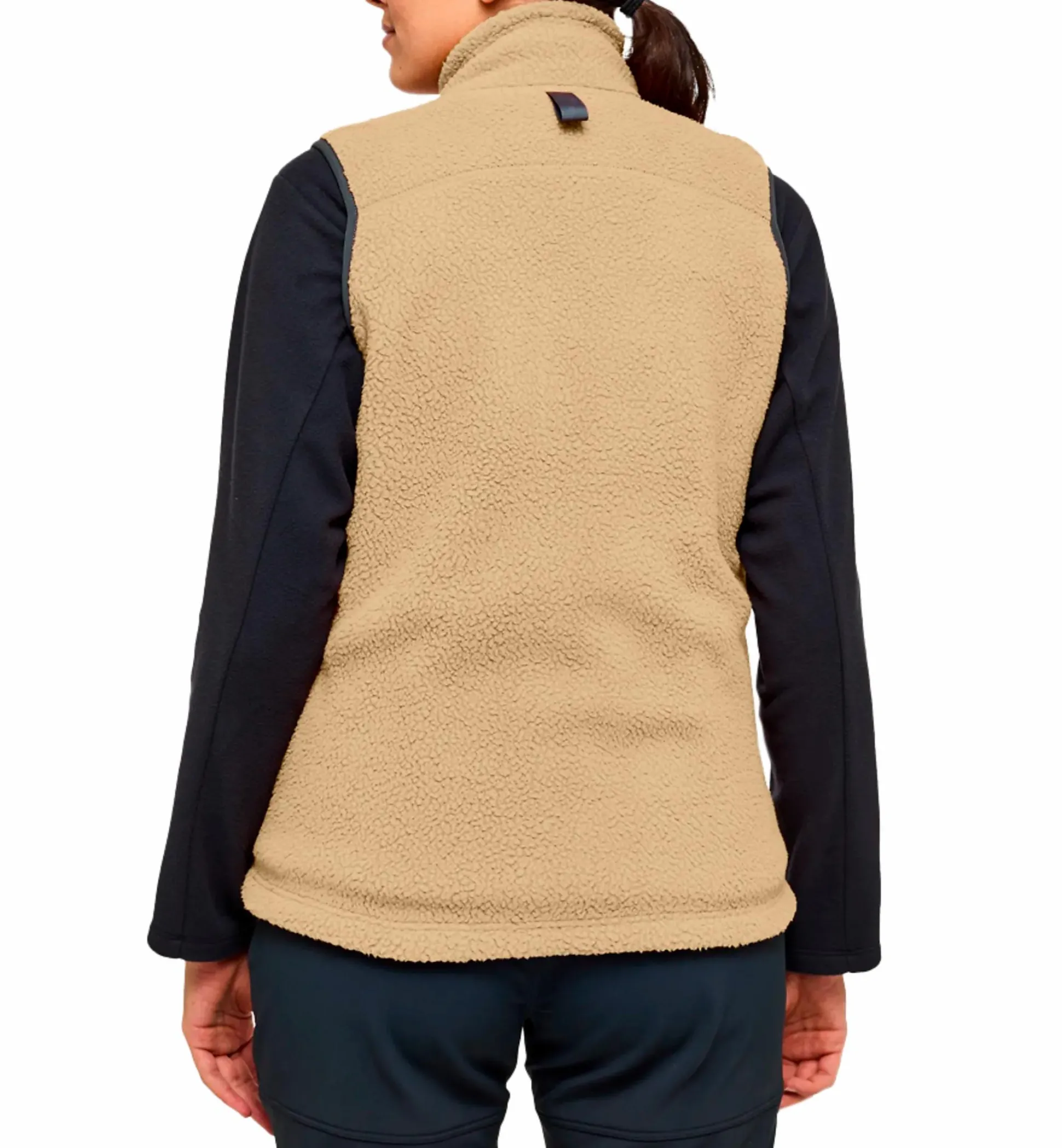 malung pile vest women