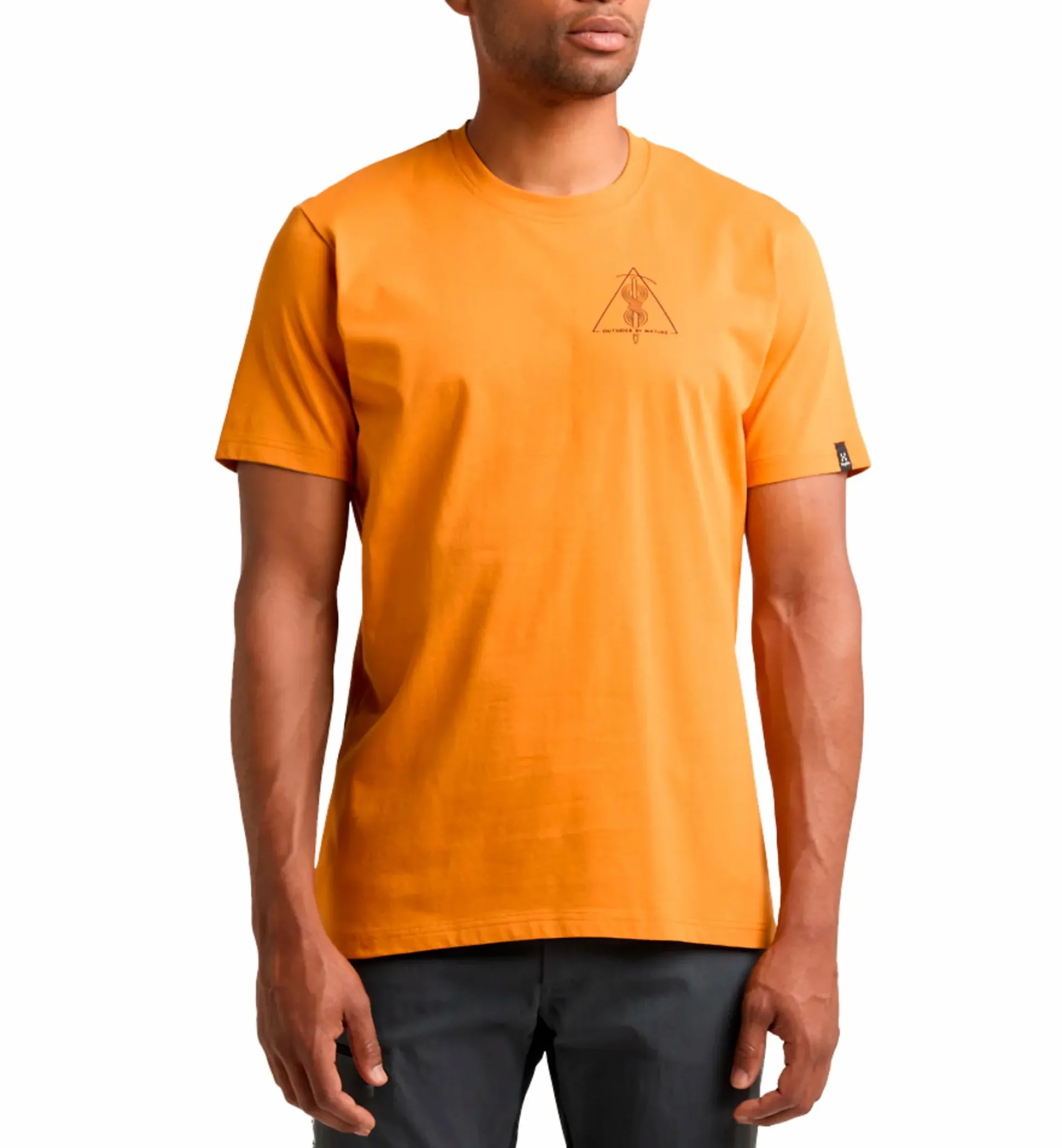 outsider by nature print tee men