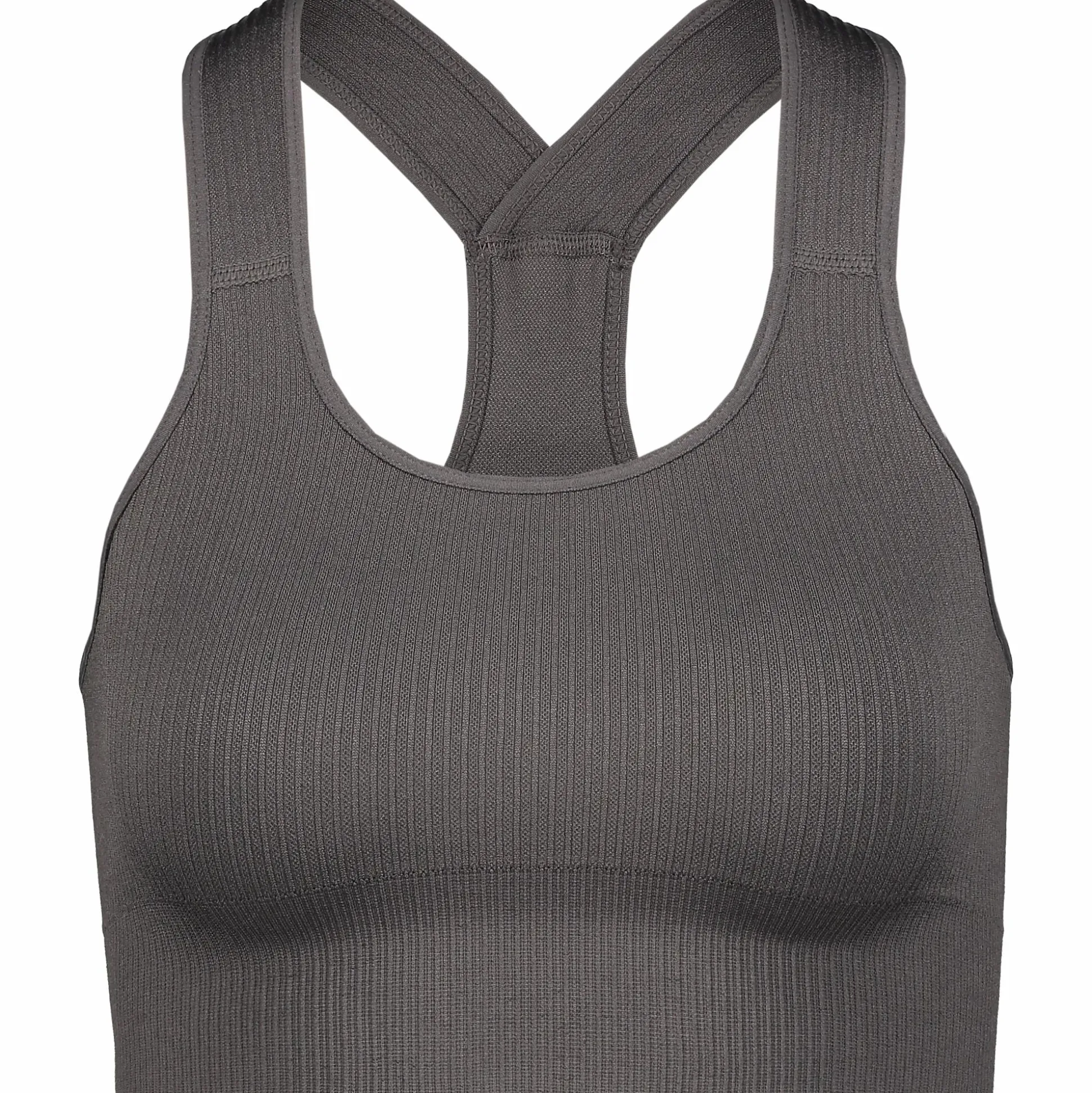 ribbed seamless bra w