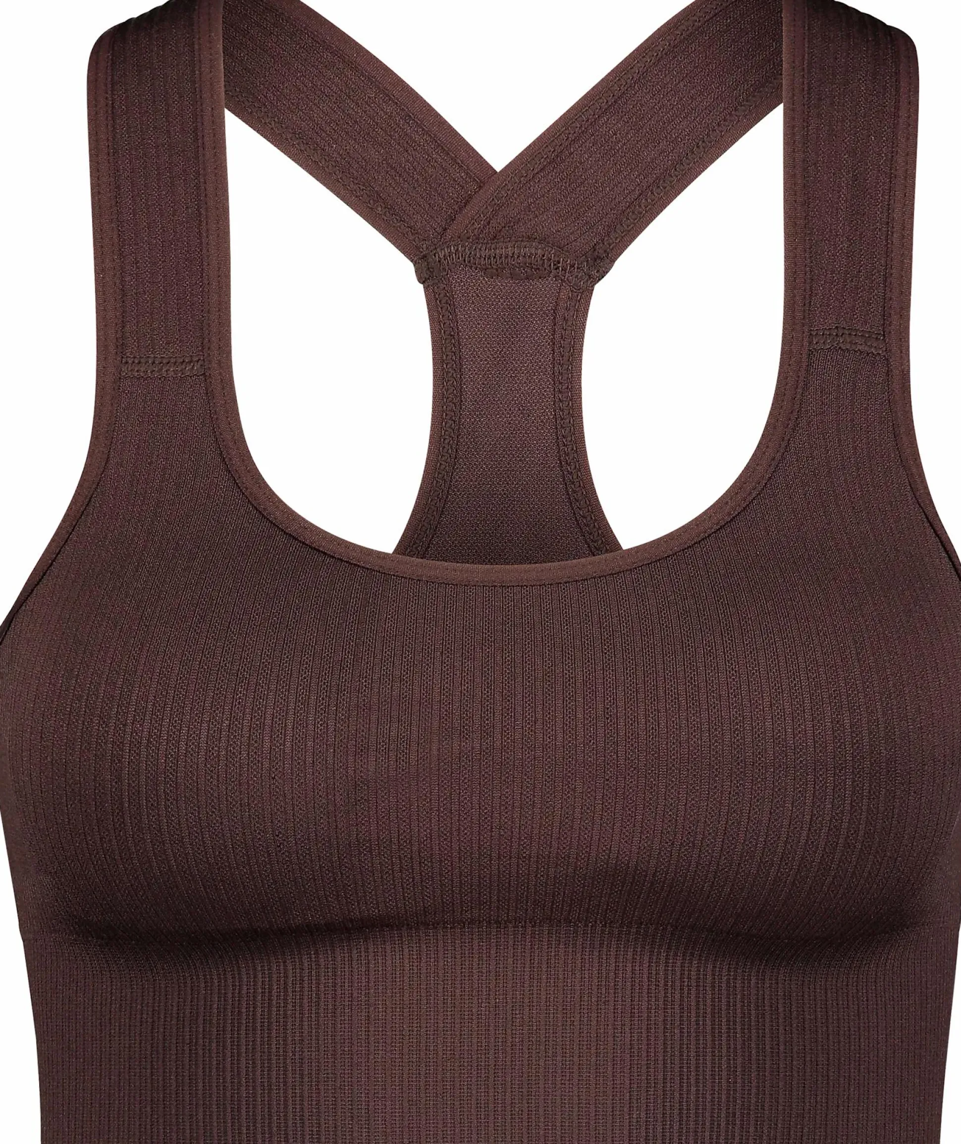 ribbed seamless bra w