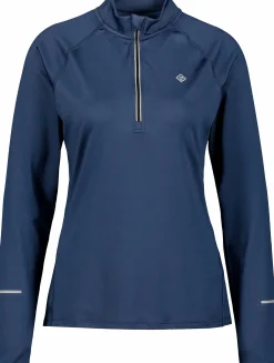 run half zip, pitkähihainen treenipaita, naisten